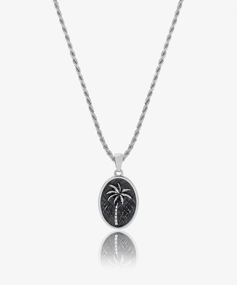 Rope Necklace Palm tree