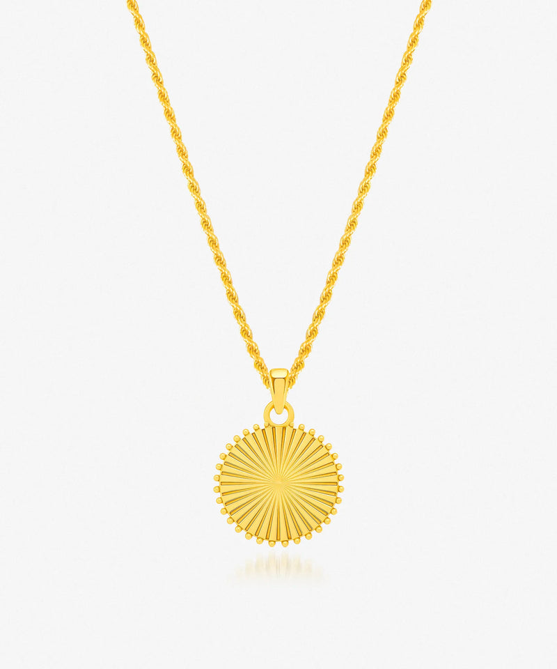 Rope Sun Necklace
