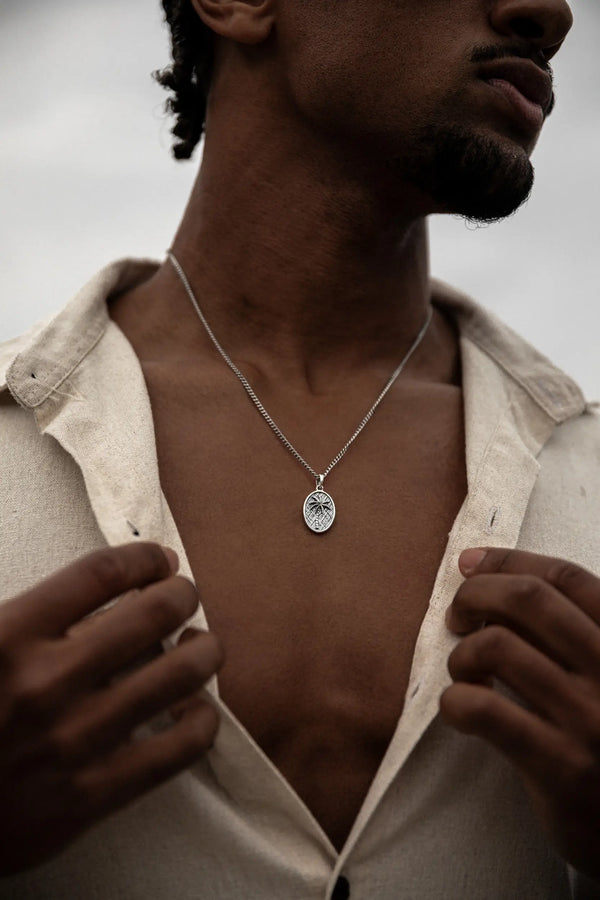 Palm tree pendant