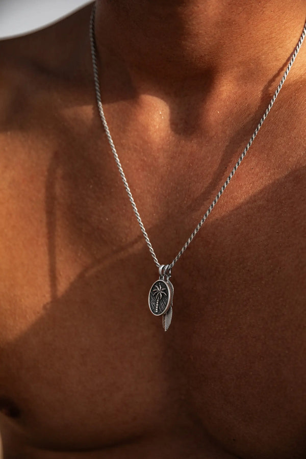 Rope Palm Tree Necklace