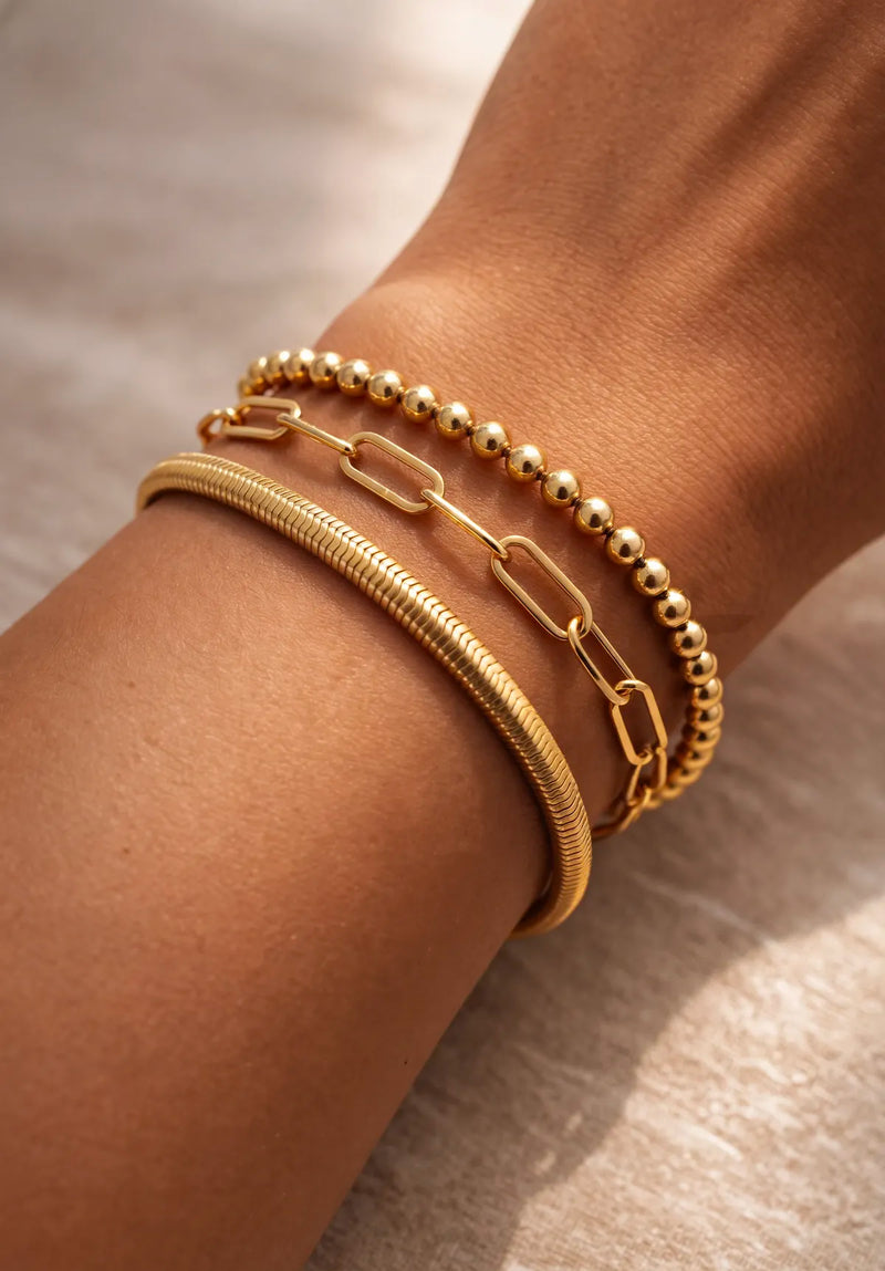 Bracelet Perles en or